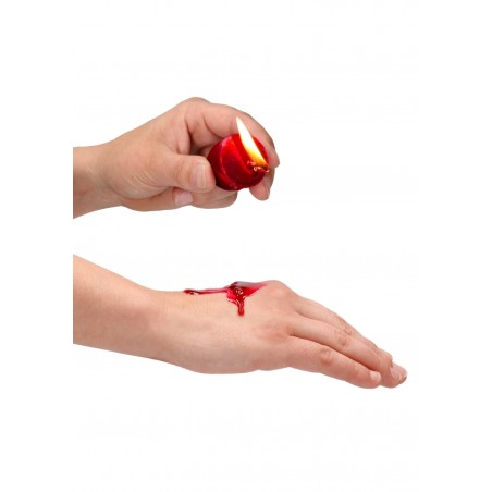 Massage Candle | Sinful Smell | Red - 4 Pcs