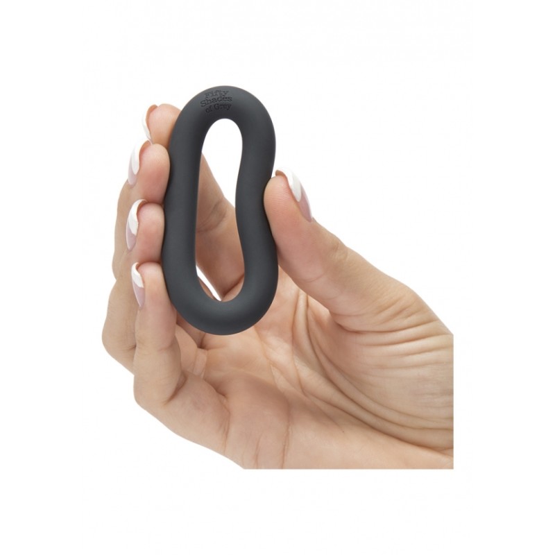 A Perfect O Silicone Cock Ring - Black