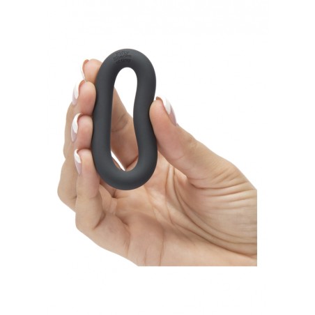 A Perfect O Silicone Cock Ring - Black