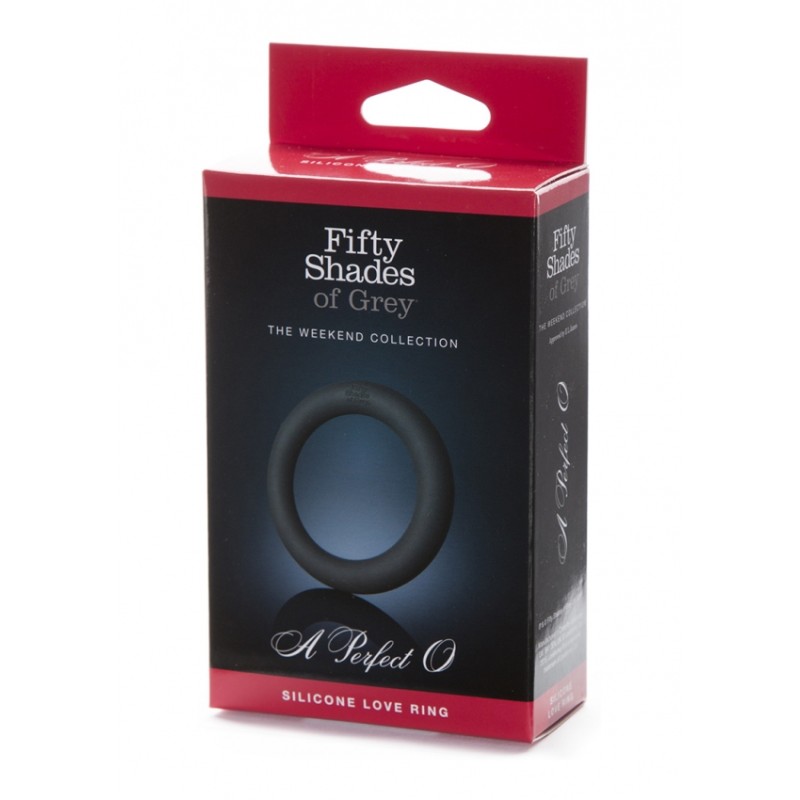 A Perfect O Silicone Cock Ring - Black