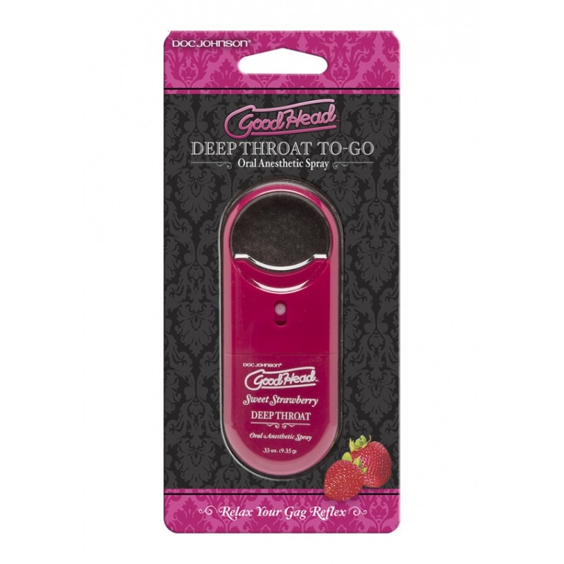 GoodHead - Deep Throat | Σπρέι για Στοματικό | Φράουλα - 8,5ml