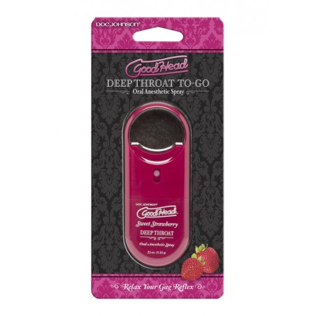 GoodHead - Deep Throat | Σπρέι για Στοματικό | Φράουλα - 8,5ml