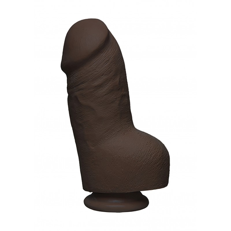 Fat D - 20,3cm with Balls - ULTRASKYN - Chocolate