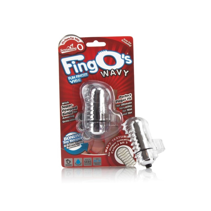 The Screaming O - The FingO Wavy Clear
