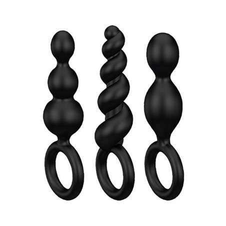 [ Sex Shop - Bulk ] Πρωκτικές Σφήνες Σετ | 3 Τεμάχια