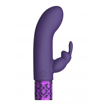 Royal Gems | Dazzling | Επαναφορτιζόμενος Mini Δονητής Rabbit | Purple