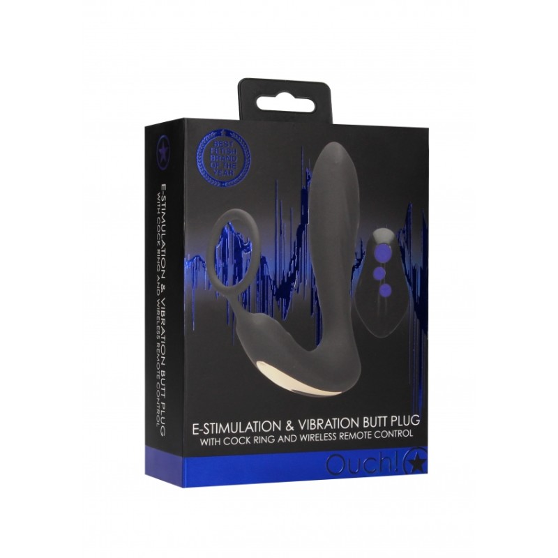 E-stim | Μασάζ Προστάτη, Anal Lock με Δόνηση & Ηλεκτροδιέγερση