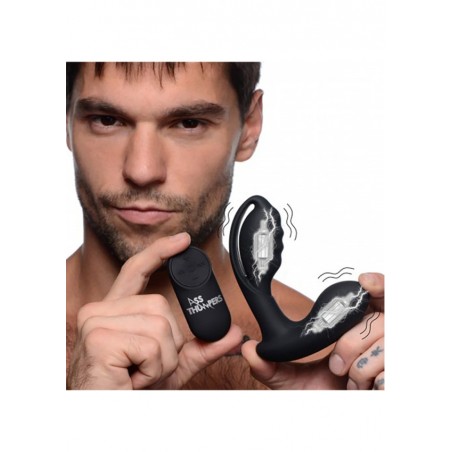 AT Power P-Stim 7X Hollow Prostate Plug + Remote Control