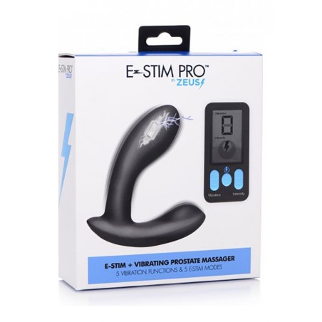 5X E-Stim Pro Silicone Vibrating Prostate Massager + Remote