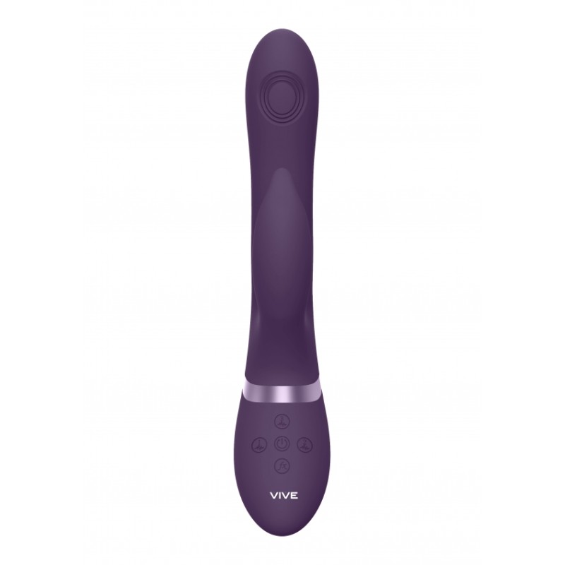 [ Sex Shop - Bulk ] Aimi | Pulse Wave & Vibrating G-Spot Rabbit | Μοβ