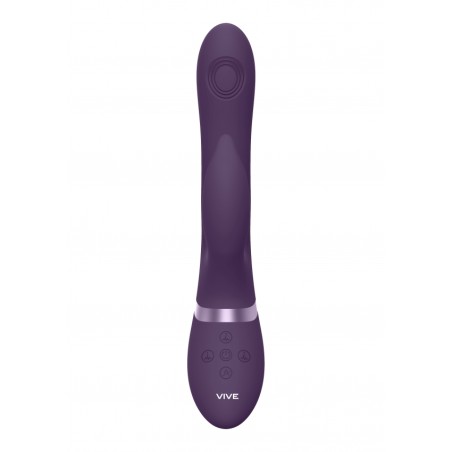 [ Sex Shop - Bulk ] Aimi | Pulse Wave & Vibrating G-Spot Rabbit | Μοβ