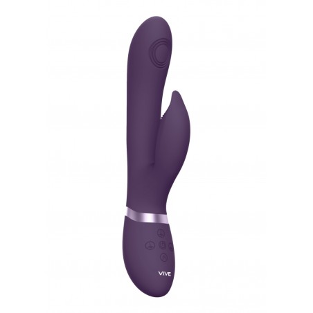 [ Sex Shop - Bulk ] Aimi | Pulse Wave & Vibrating G-Spot Rabbit | Μοβ