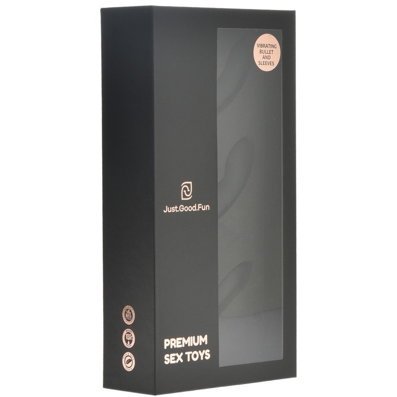 JGF Premium | Vibrator Bullet Mini With 2 Sleeves