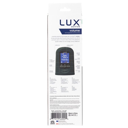 Lux Active | Volume Rechargeable Penis Pump