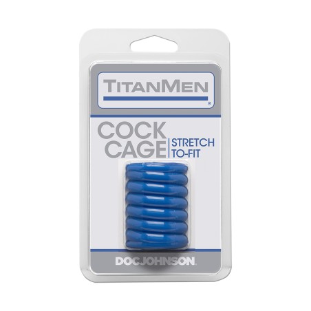 TITANMEN - Stretch Cockcage | Ball Stretcher - Μπλε