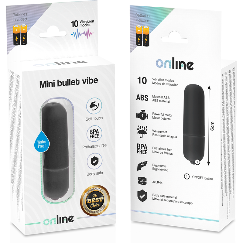 Online Mini Bullet Vibe - Black