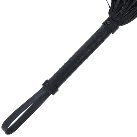 Darkness | Black Edition Leather Flogger - 42cm