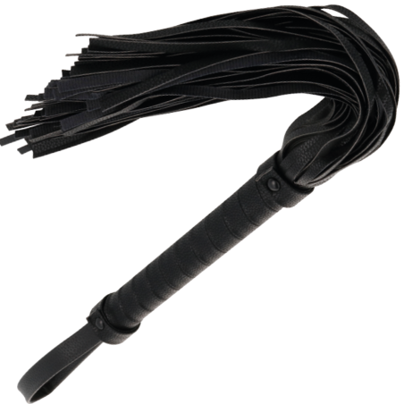 Darkness | Black Edition Leather Flogger - 42cm