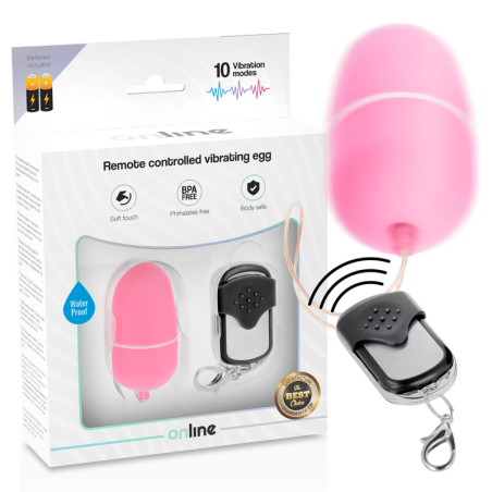 Online Remote Control Vibrating Egg Μ - Pink