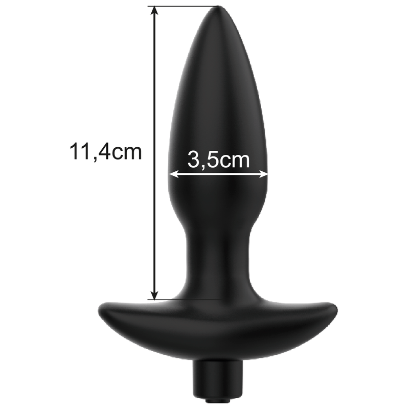 Intense Rechargeable Vibrating Plug - 10 Patterns