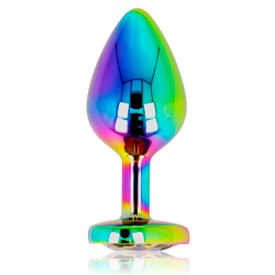 Ohmama Anal Plug Iridescent Heart - Medium