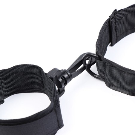 Ohmama | Fetish Nylon Collar With Wrist Restraints