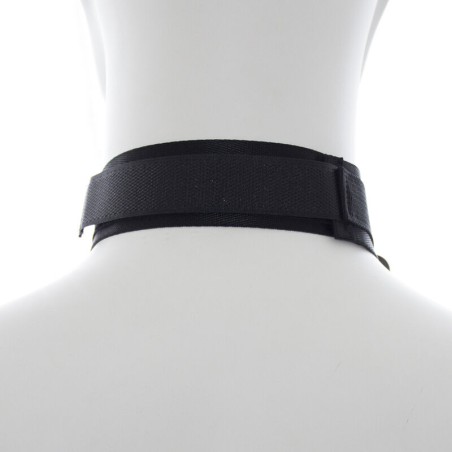 Ohmama | Fetish Nylon Collar With Wrist Restraints