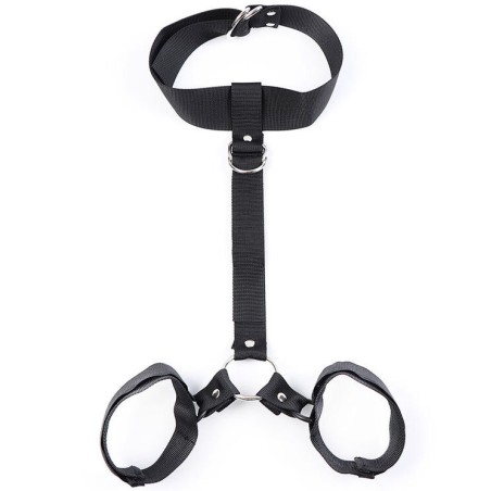 copy of Ohmama | Fetish Nylon Collar With Wrist Restraints