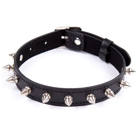 Ohmama Fetish Collar Spikes Punk Collar