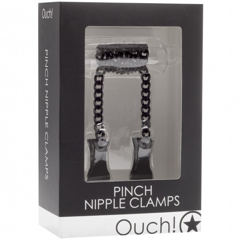 Pinch Nipple Clamps - Black