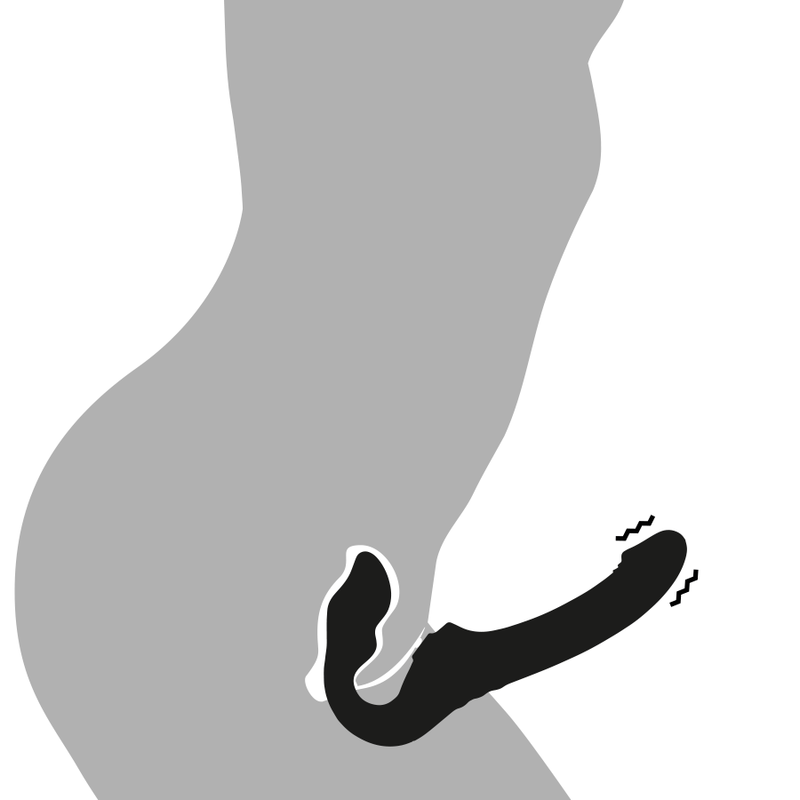 Ibiza Remote Control Strapless Vibrator 3 Motors