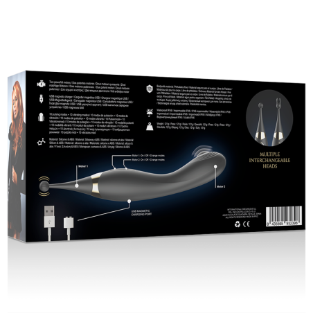 Ibiza | Interchangeable Clitoral Stimulator & Pulsation G Spot Vibrator