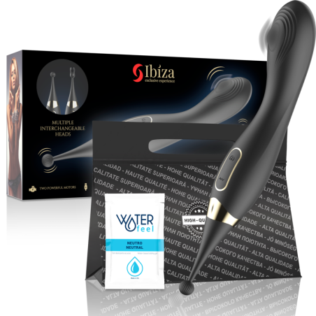 Ibiza | Interchangeable Clitoral Stimulator & Pulsation G Spot Vibrator