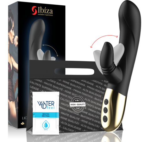 Ibiza Powerful Licking Vibrator With Rabbit