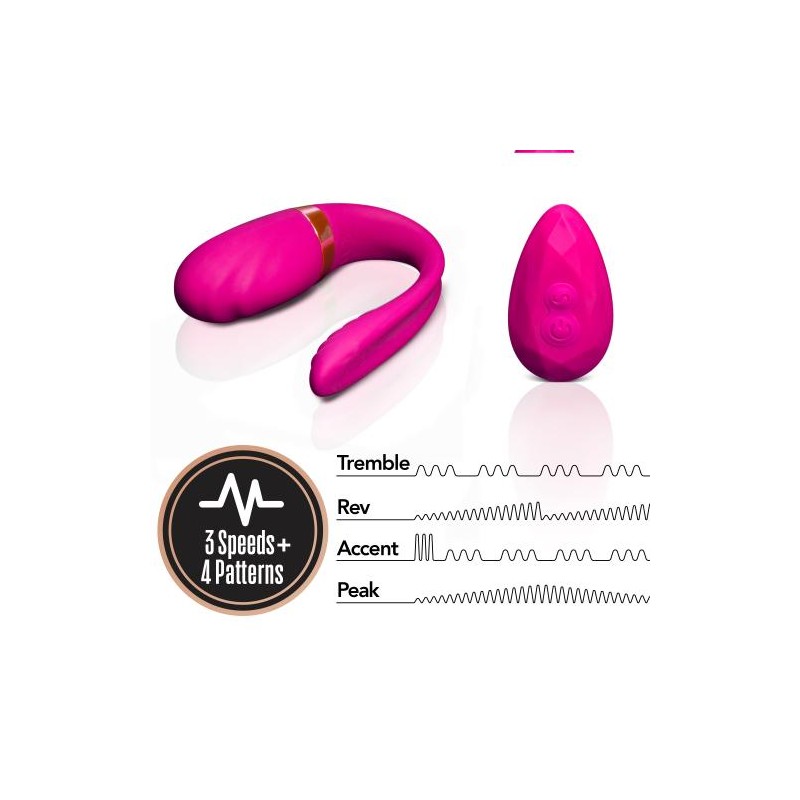 Lush Ava Couples Vibrator - Pink