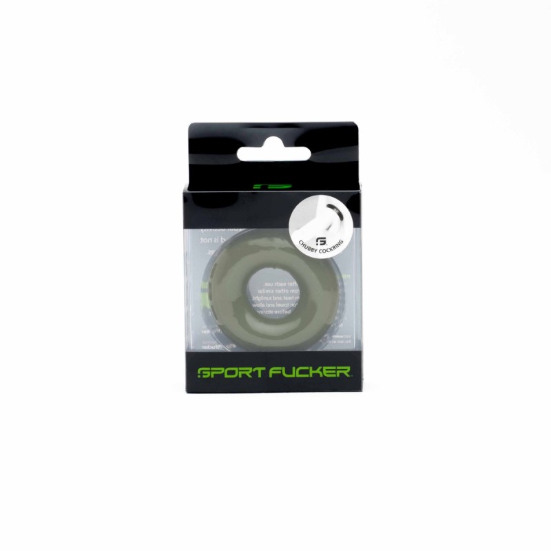 Chubby Rubber Cockring - Army Green