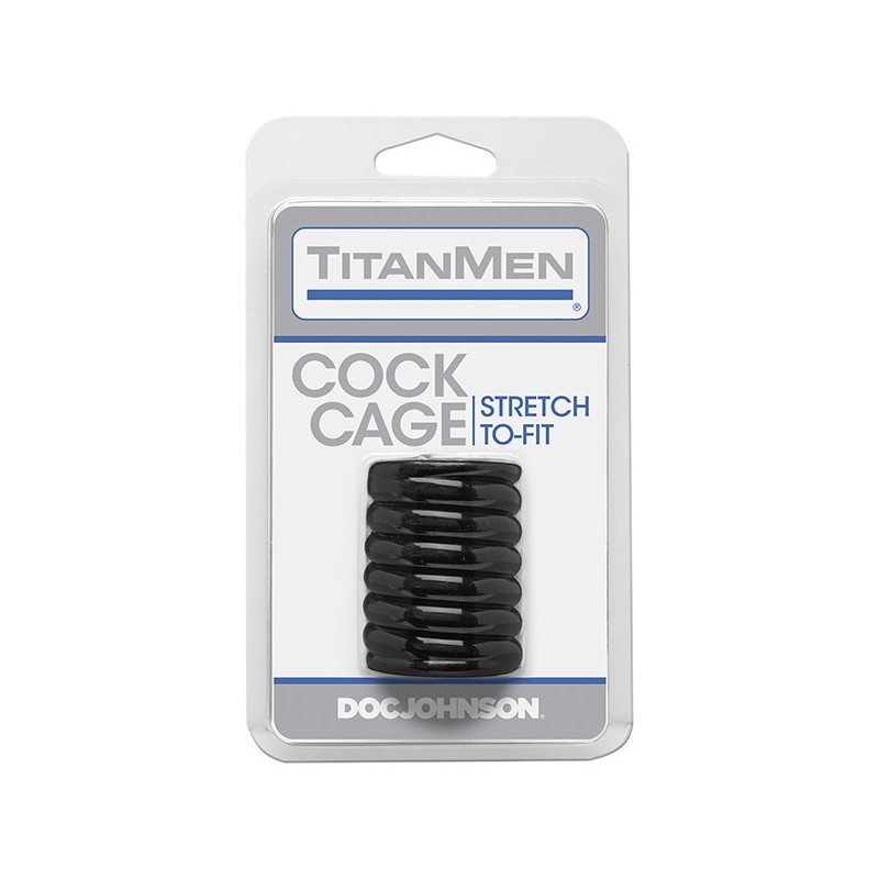 TITANMEN Stretch Cockcage - BLACK