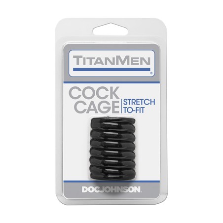 TITANMEN Stretch Cockcage BLACK