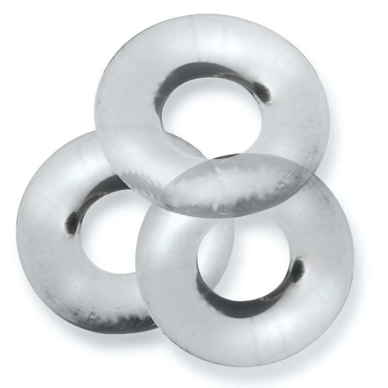 OXBALLS | Fat Willy Rings | Σετ 3-pack Δαχτυλίδια Πέους - Διάφανο