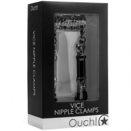 OUCH - Vice Nipple Clamps - Black