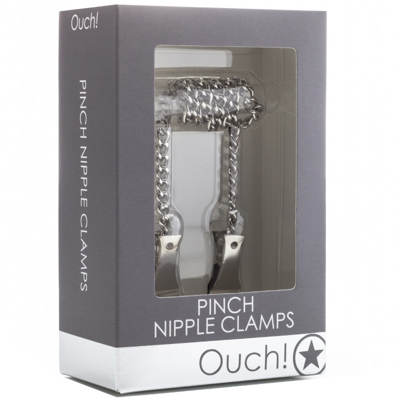 OUCH - Pinch Nipple Clamps - Metal