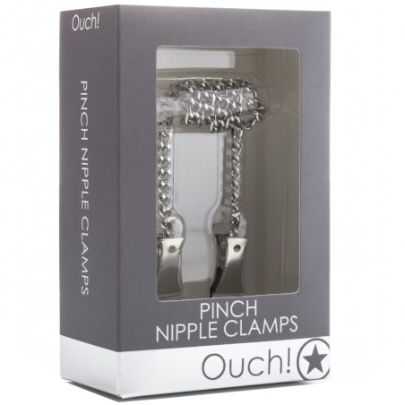 OUCH - Pinch Nipple Clamps - Metal
