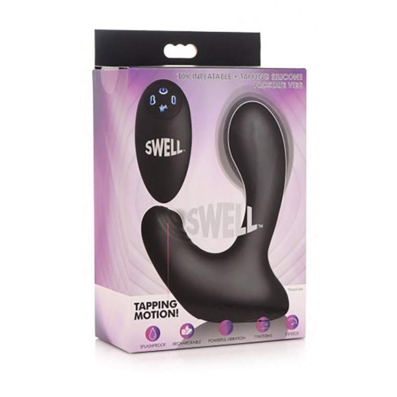 10X Inflatable & Tapping Prostate Vibe | Remote | XR Brands