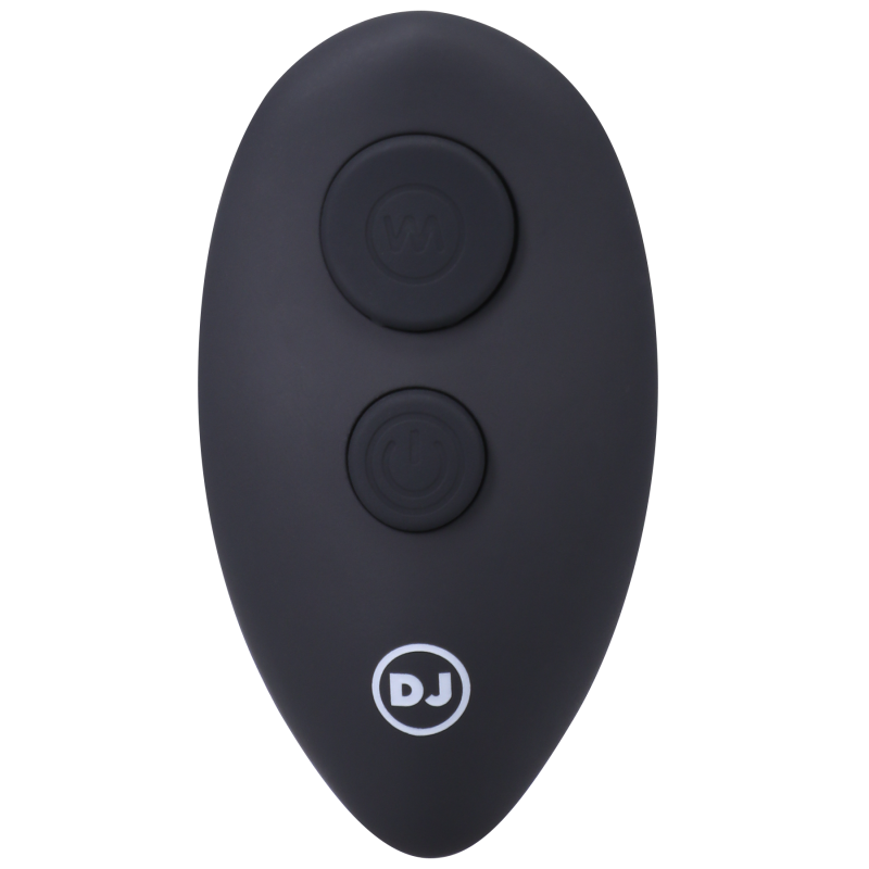 A-PLAY | RISE | Rechargeable Silicone Anal Plug with Remote | Black