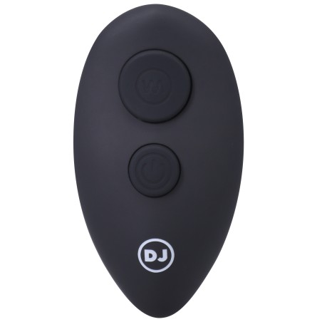 A-Play | BEADED VIBE |Rechargeable Silicone Anal Plug with Remote | Black