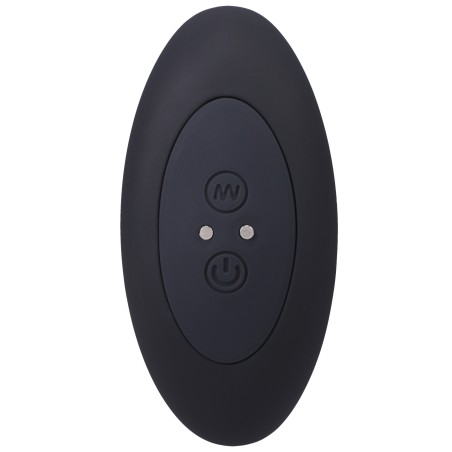 A-Play | BEADED VIBE |Rechargeable Silicone Anal Plug with Remote | Black