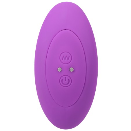 Purple A-Play |BEADED VIBE | Rechargeable Silicone Anal Plug with Remote