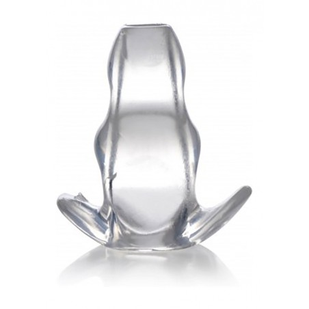 Master Series | Clear View Hollow Anal Plug | Small