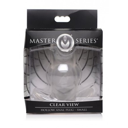 Clear View Hollow Anal Plug | Small | Master Series