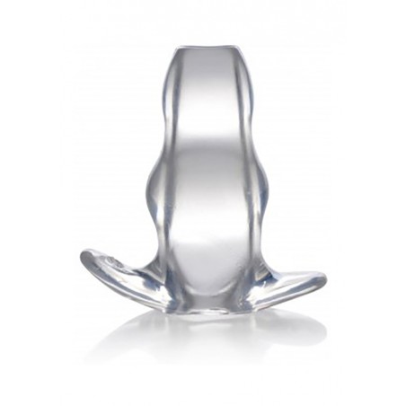 Master Series | Clear View Hollow Anal Plug | Medium